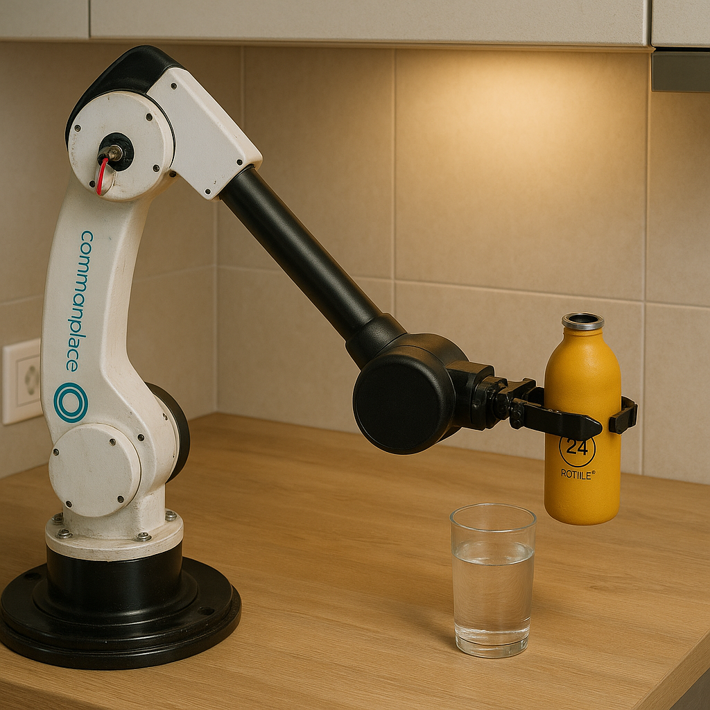Robot pouring water