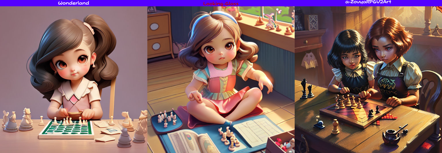 Looking Glass Free Text To Image Comparison