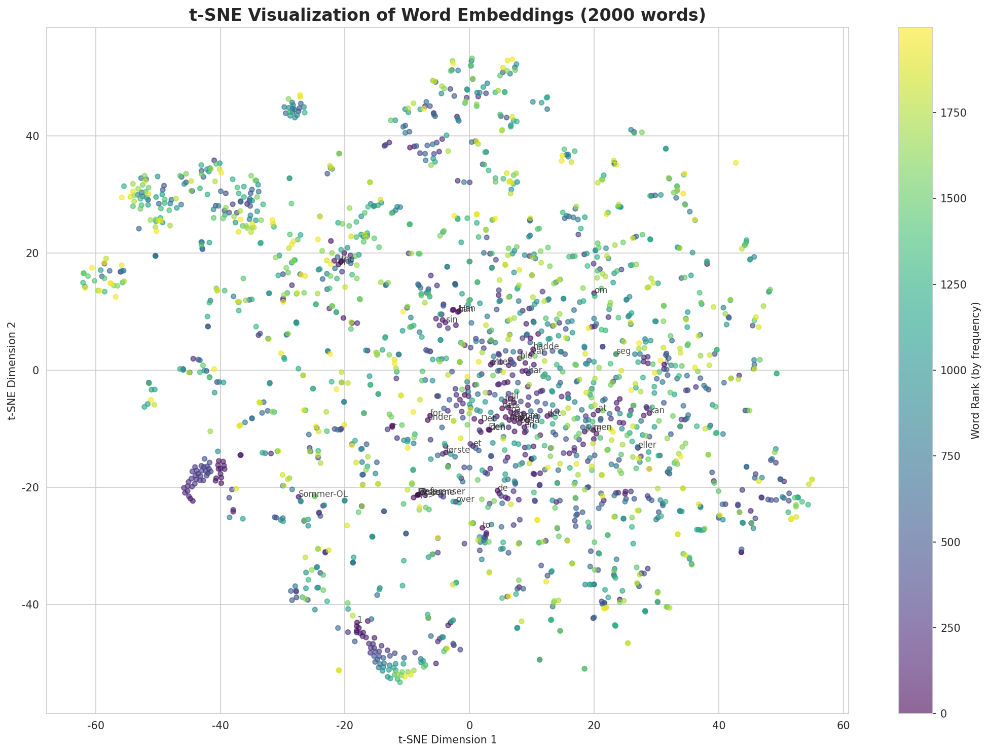 t-SNE Words